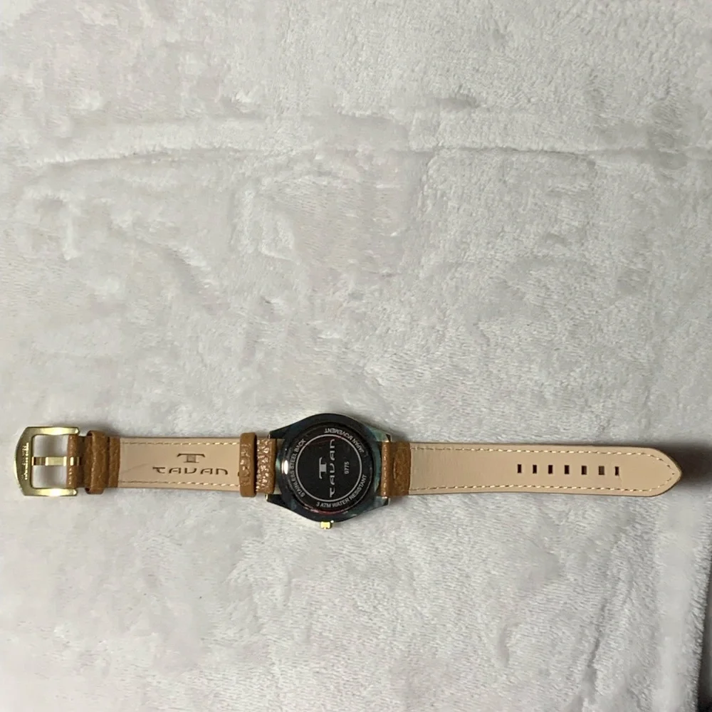 SWAROVSKI Crystal Tan Nautical Watch